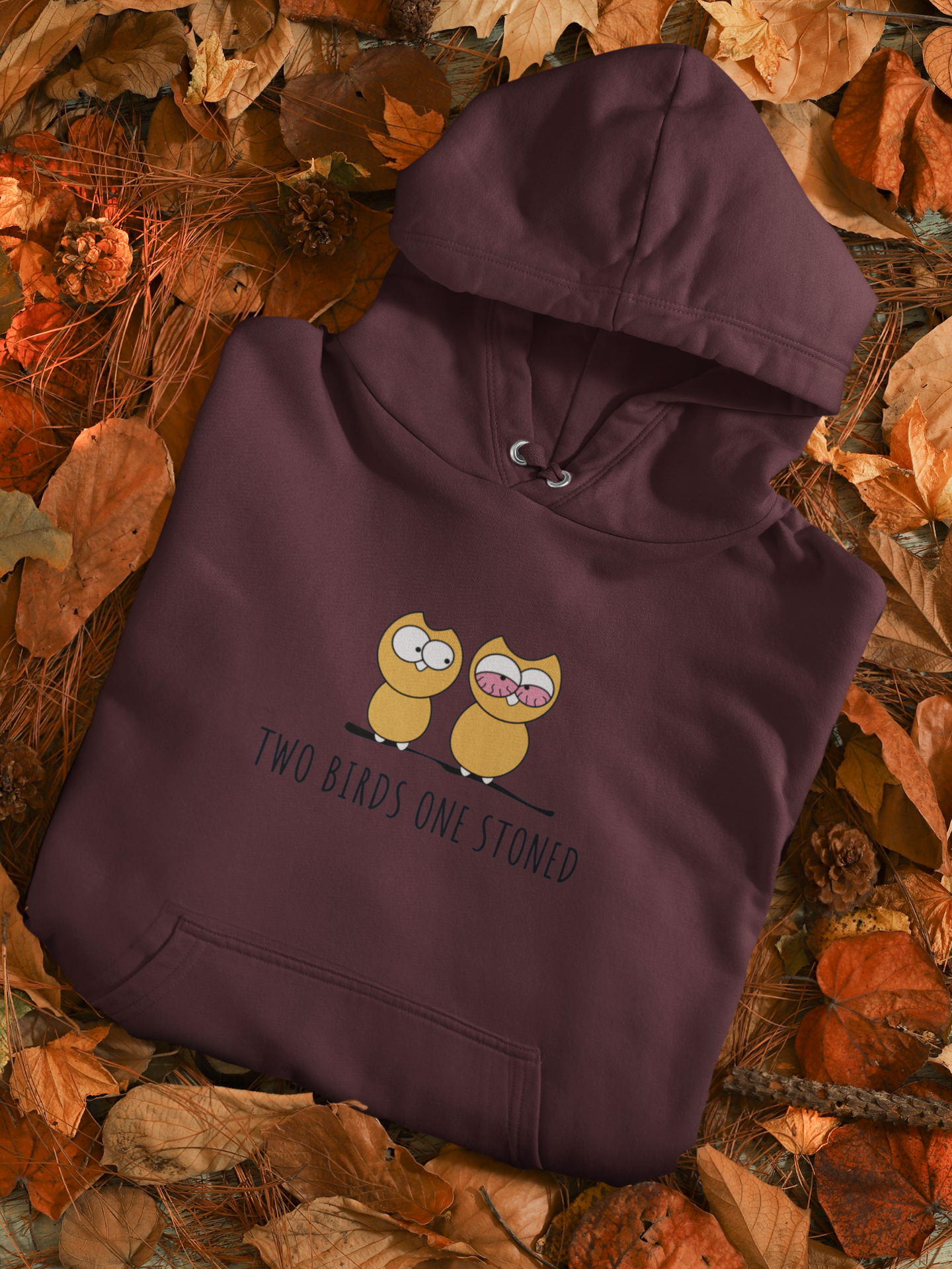 Stoned Bird Men Hoodies-FunkyTeesClub