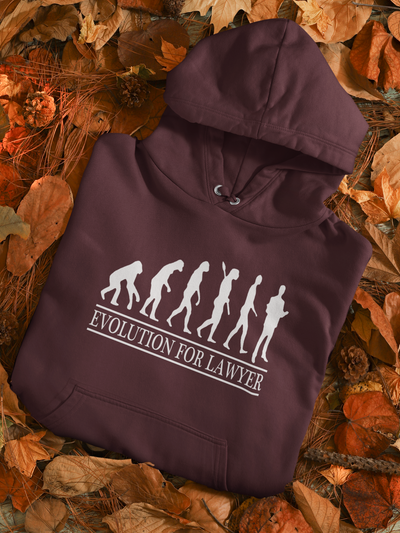 Lawyer Evolution Men Hoodies-FunkyTeesClub