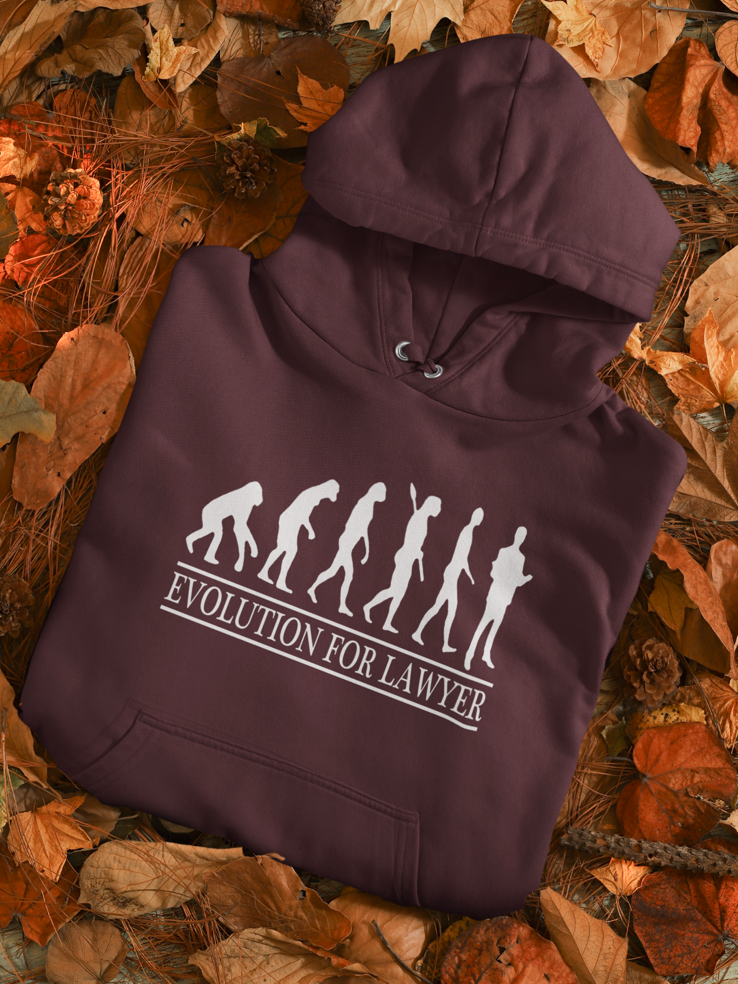 Lawyer Evolution Hoodies for Women-FunkyTeesClub