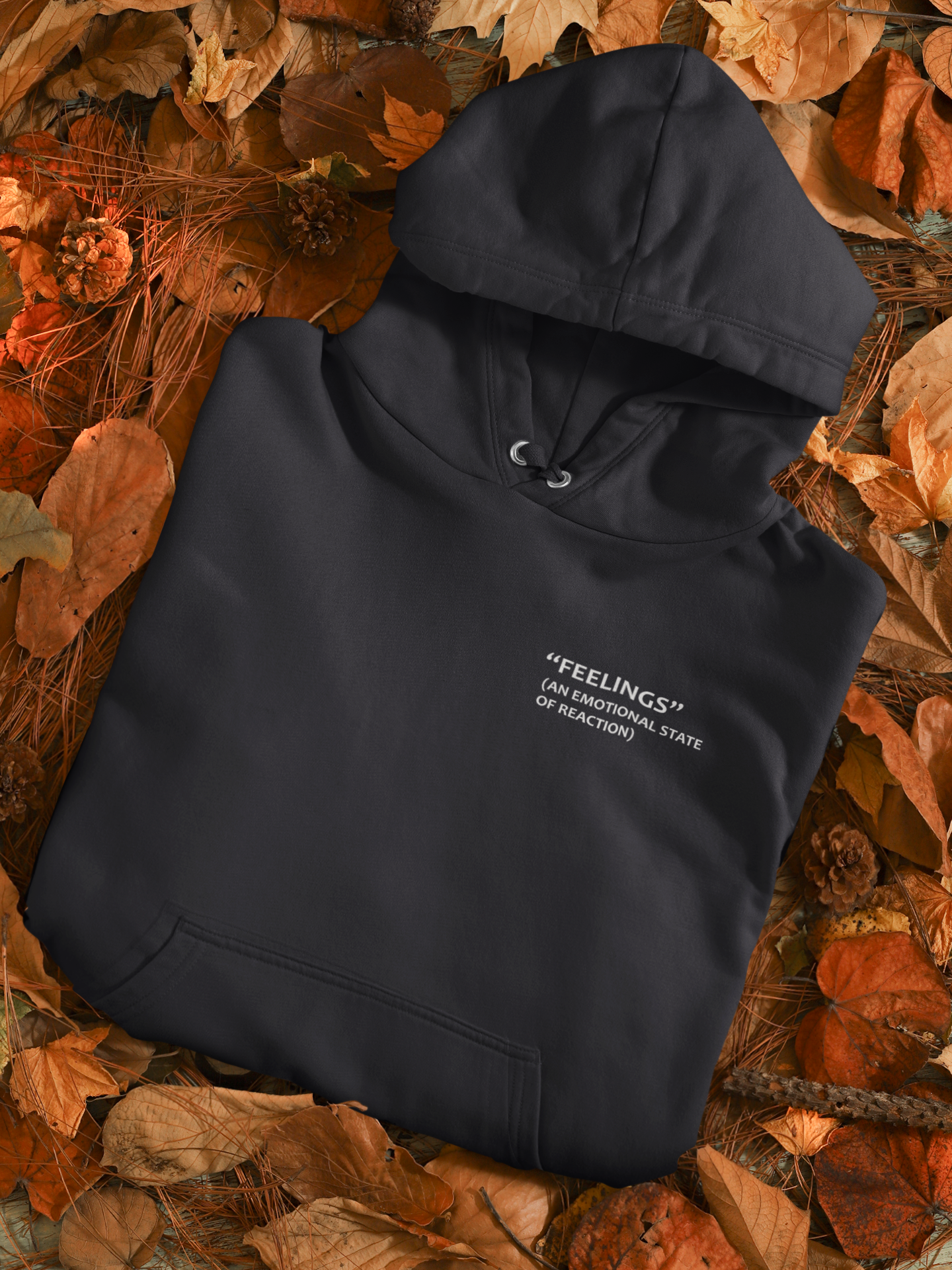 Feelings An Emotional State Of Reaction Hoodies for Women-FunkyTeesClub