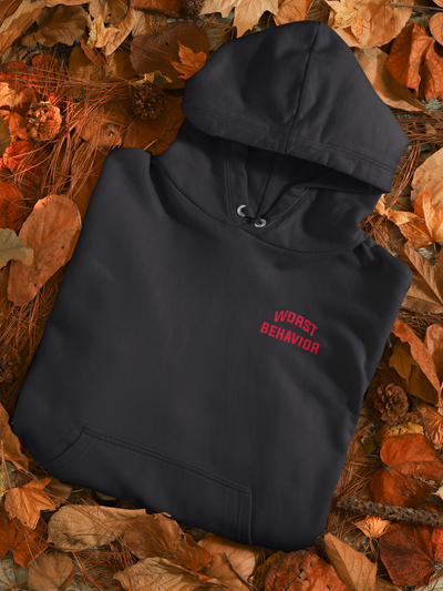 Worst Behavior Men Hoodies-FunkyTeesClub