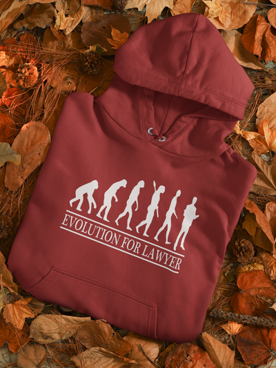 Lawyer Evolution Men Hoodies-FunkyTeesClub