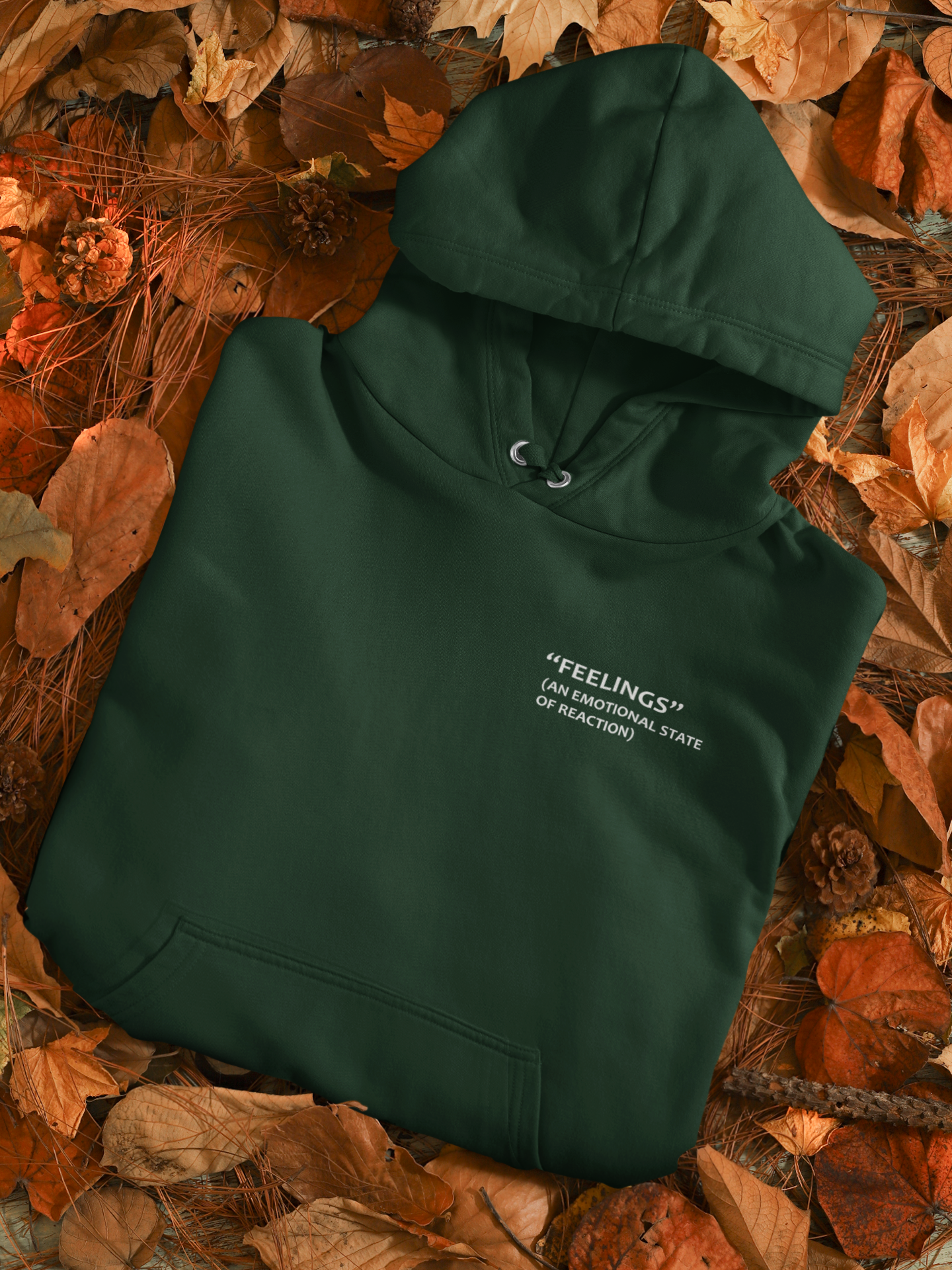 Feelings An Emotional State Of Reaction Hoodies for Women-FunkyTeesClub