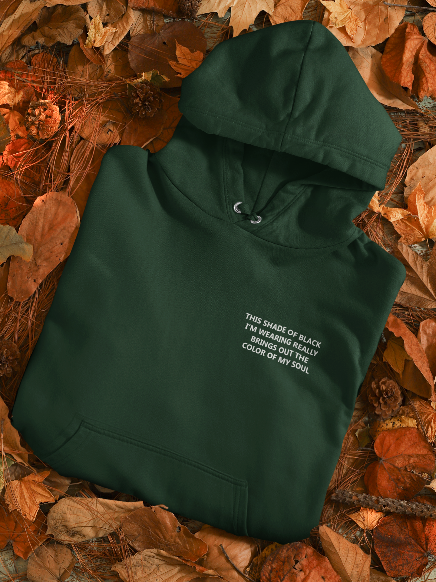 This Shade Of Black I Am Wearing Hoodies for Women-FunkyTeesClub