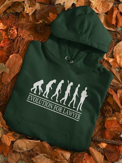 Lawyer Evolution Men Hoodies-FunkyTeesClub