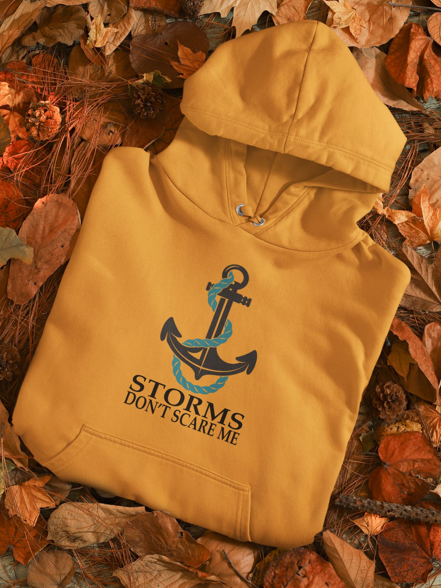 Storms Dont Scare Me Merchant Navy Mens Hoodies- FunkyTeesClub