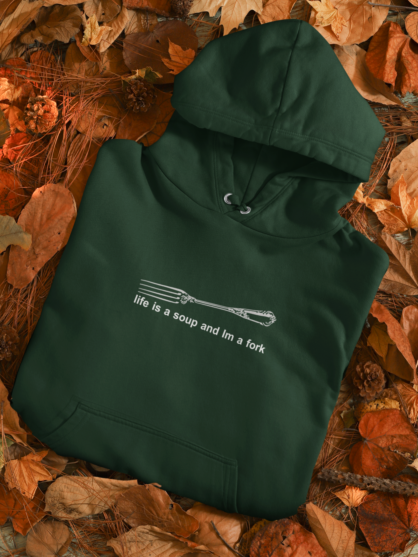 Life Is A Soup And Im Fork Men Hoodies-FunkyTeesClub