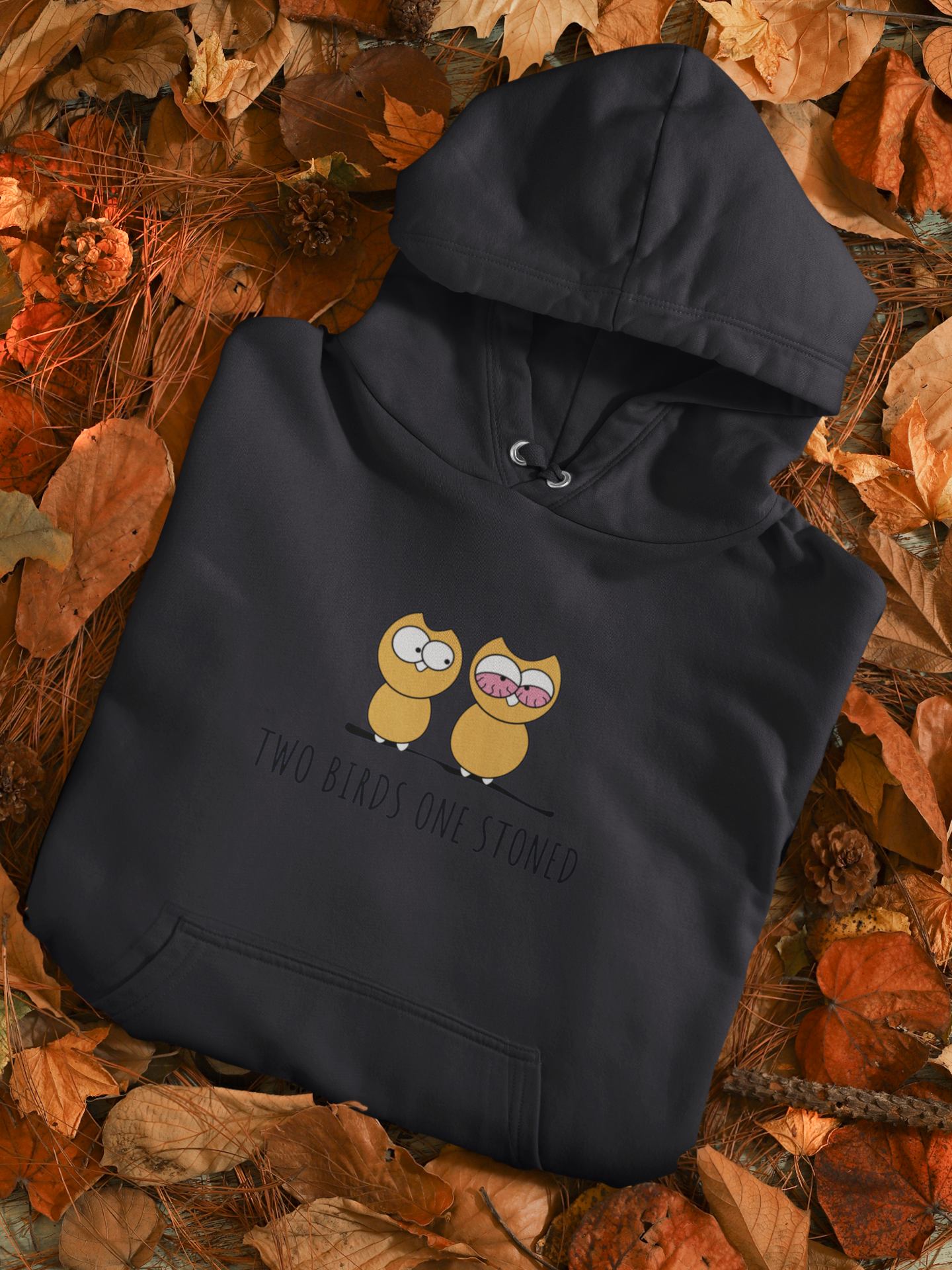Stoned Bird Men Hoodies-FunkyTeesClub