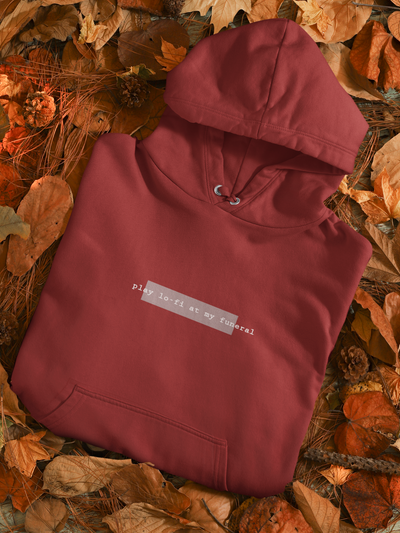 Play Lofi At My Funeral Hoodies for Women-FunkyTeesClub