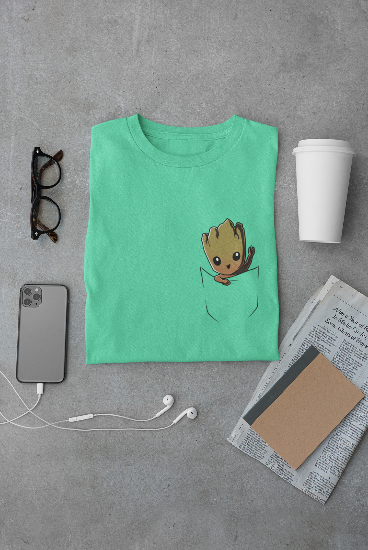 Groot Avengers Women Half Sleeves T-shirt- FunkyTeesClub