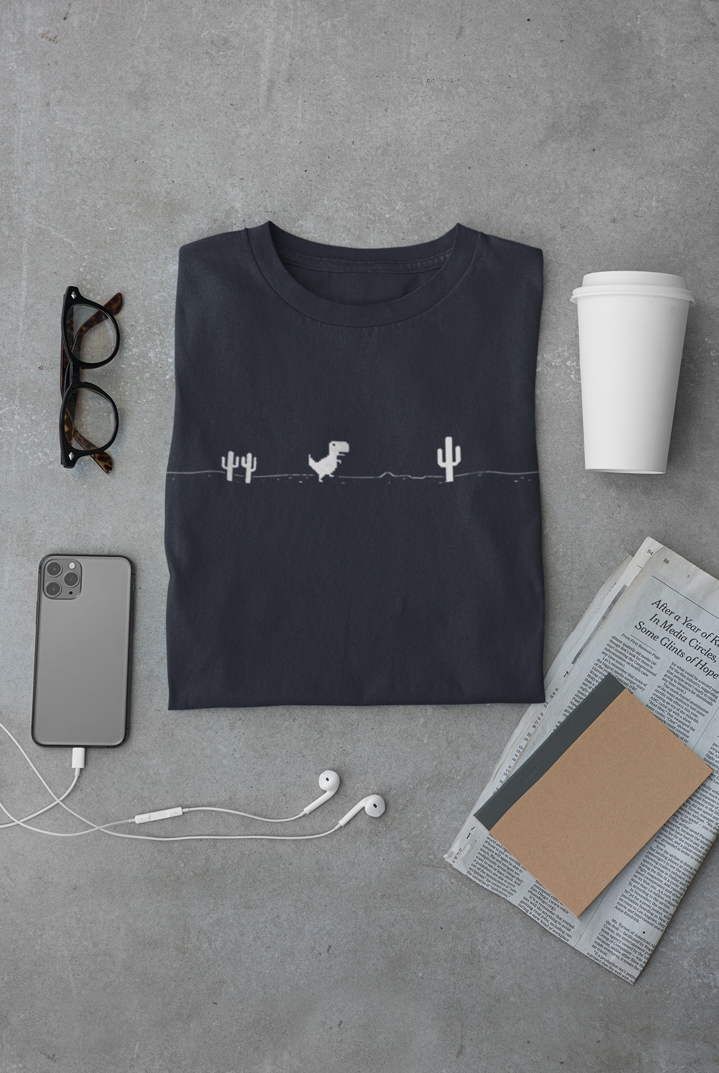 Dinosaur Game Chrome Women Half Sleeves T-shirt- FunkyTeesClub