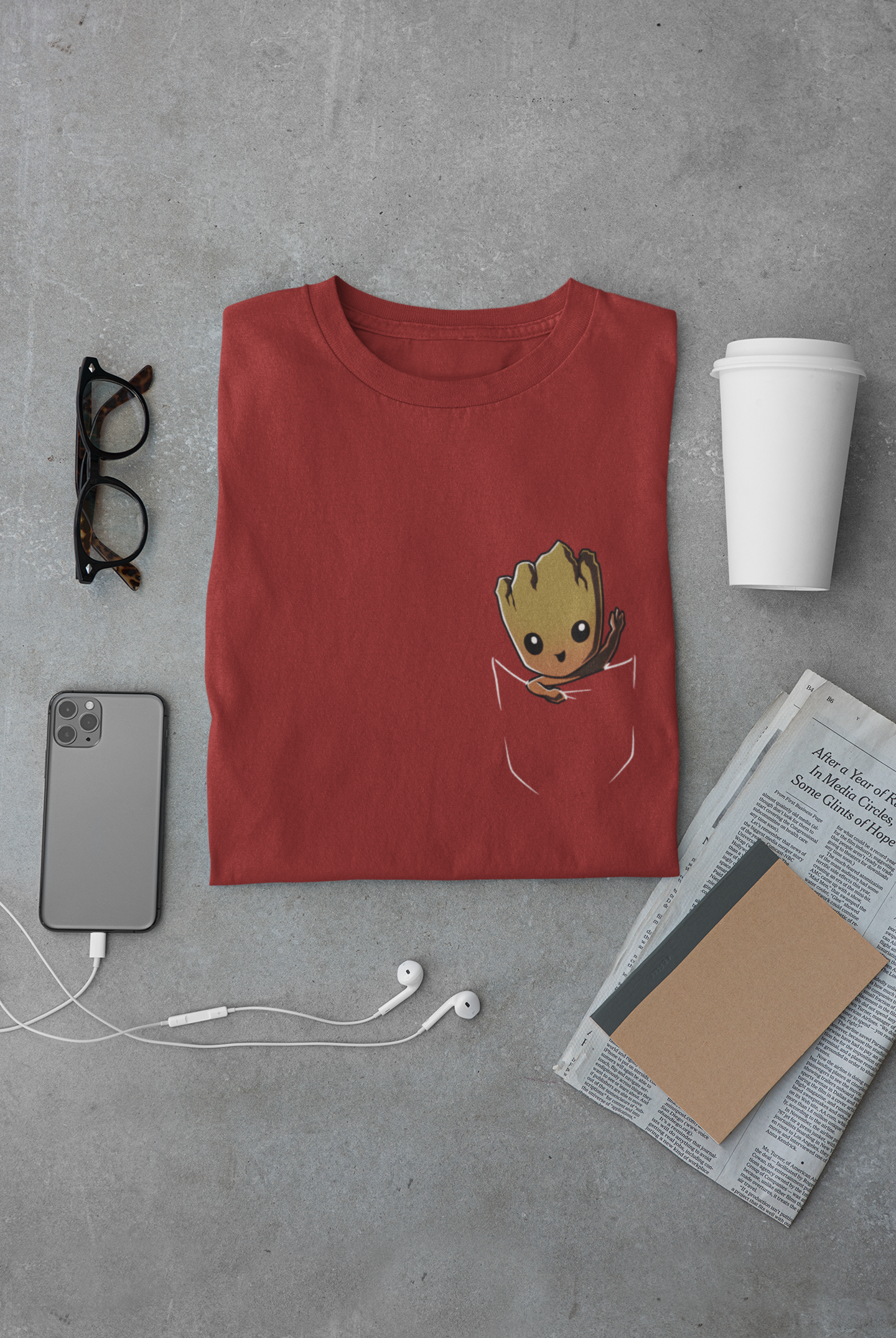 Groot Avengers Women Half Sleeves T-shirt- FunkyTeesClub