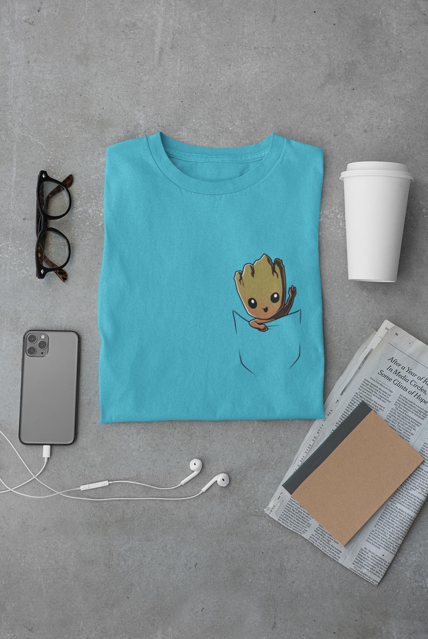 Groot Avengers Women Half Sleeves T-shirt- FunkyTeesClub