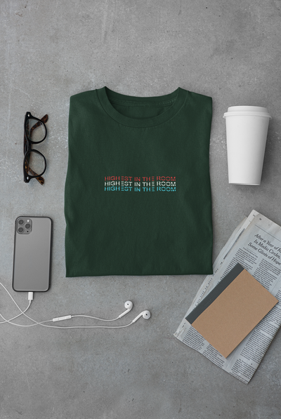 Highest in the room Minimal Women Half Sleeves T-shirt- FunkyTeesClub