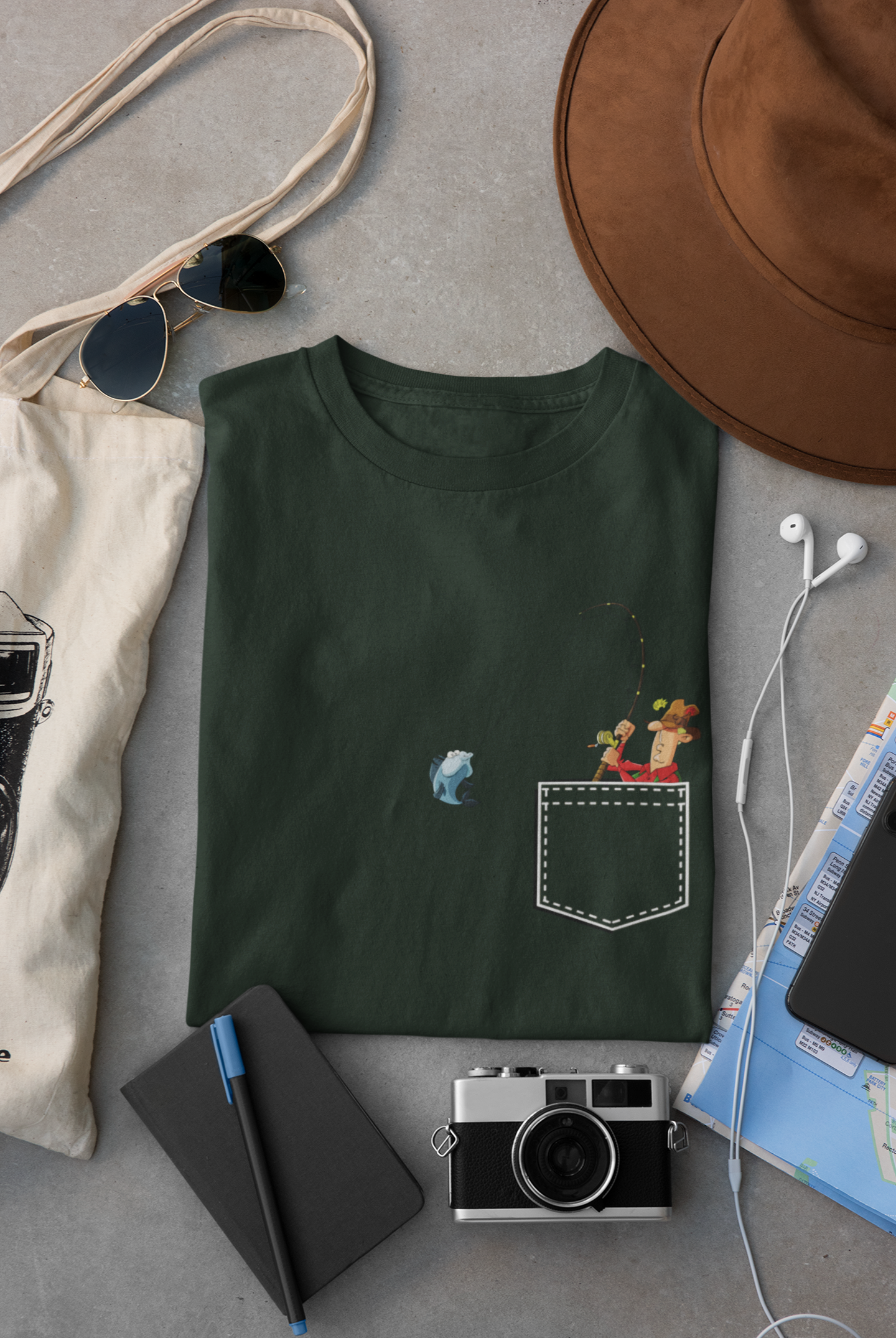 Fisher Man Women Half Sleeves T-shirt- FunkyTeesClub