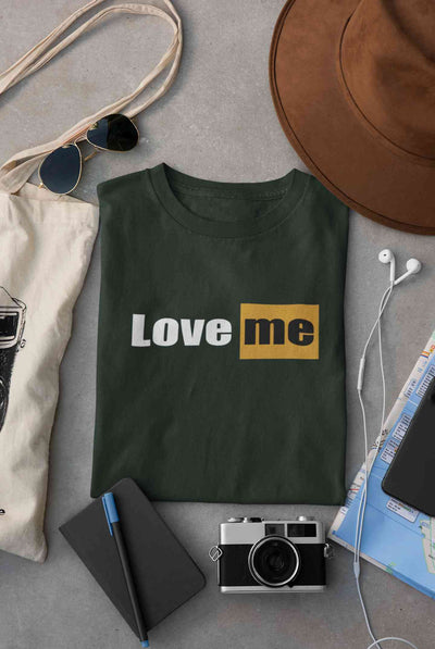 Love Me Minimals Women Half Sleeves T-shirt- FunkyTeesClub