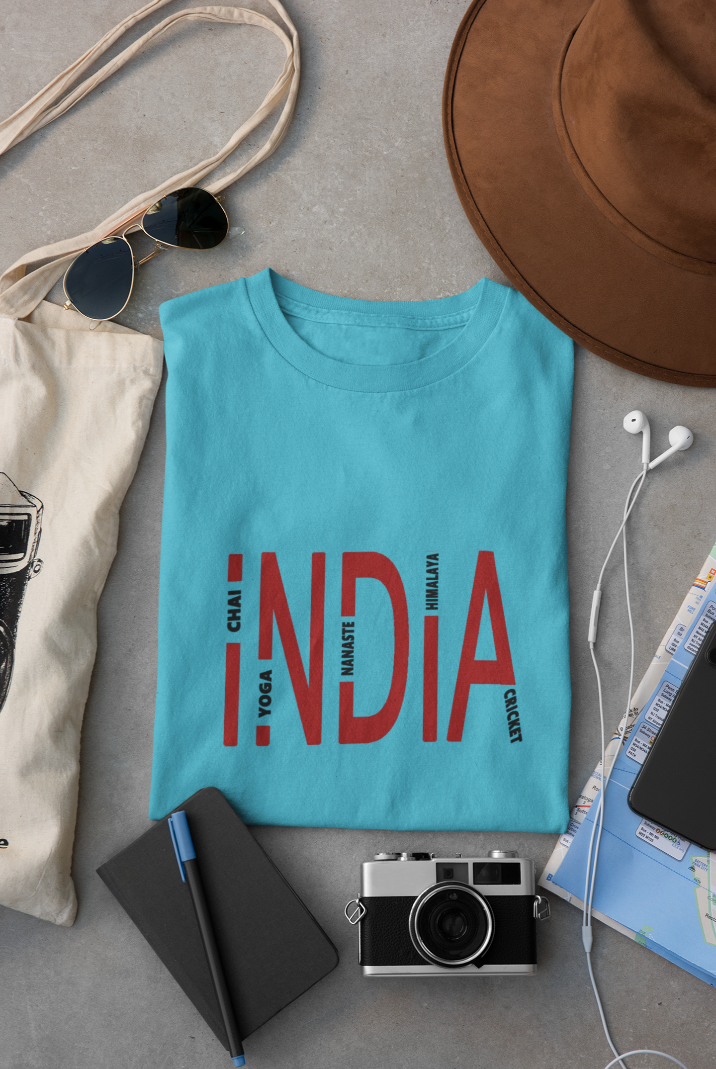 India Women Half Sleeves T-shirt- FunkyTeesClub