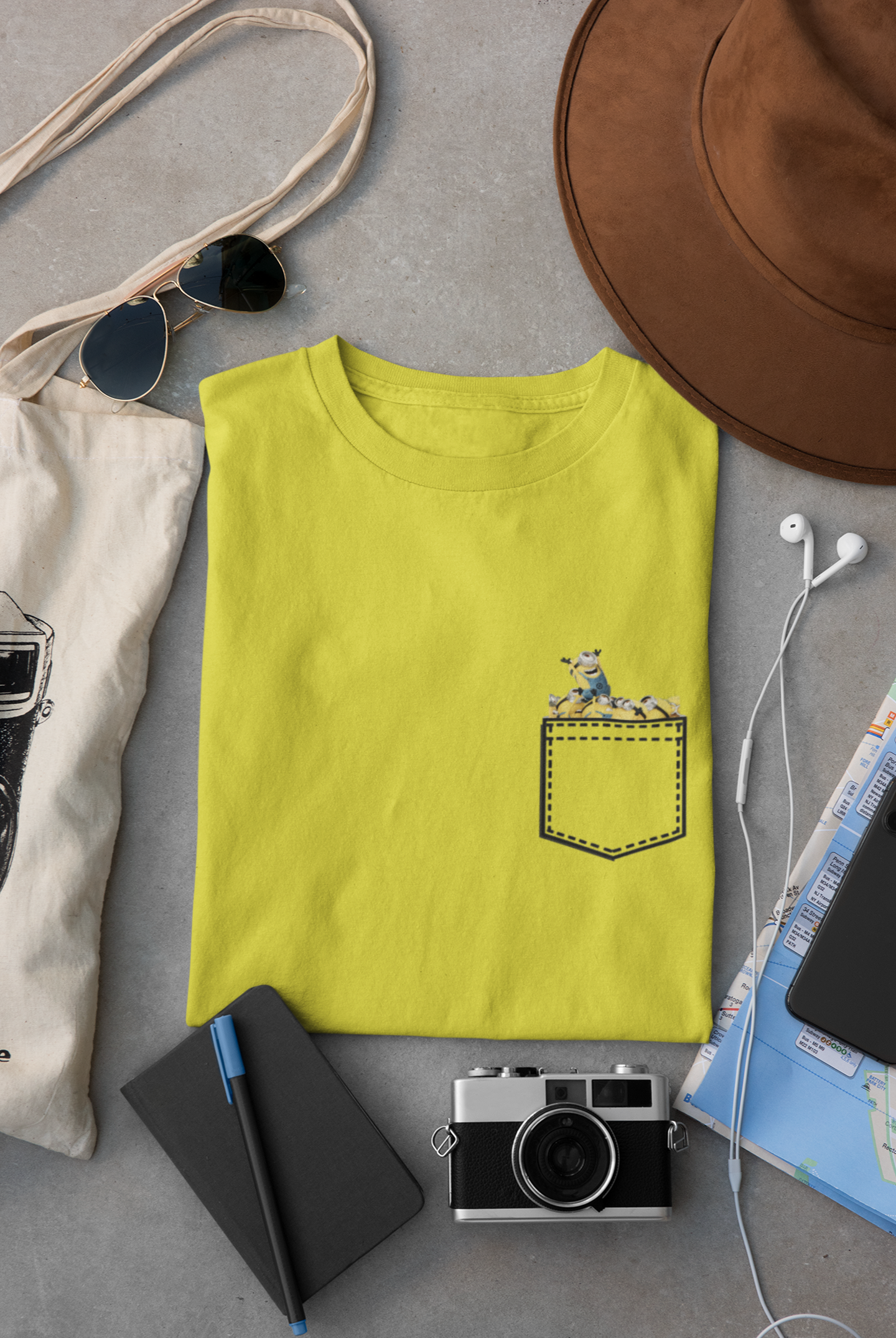 Minions Mens Half Sleeves T-shirt- FunkyTeesClub