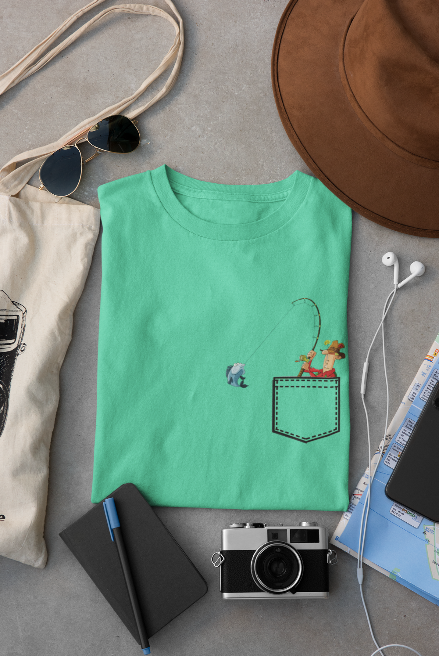 Fisher Man Women Half Sleeves T-shirt- FunkyTeesClub
