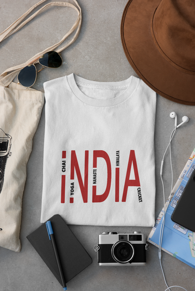 India Women Half Sleeves T-shirt- FunkyTeesClub