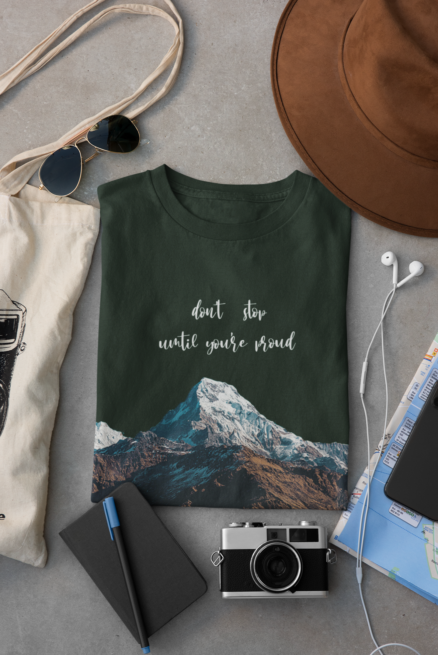 Dont Stop Until Youre Proud Women Half Sleeves T-shirt- FunkyTeesClub