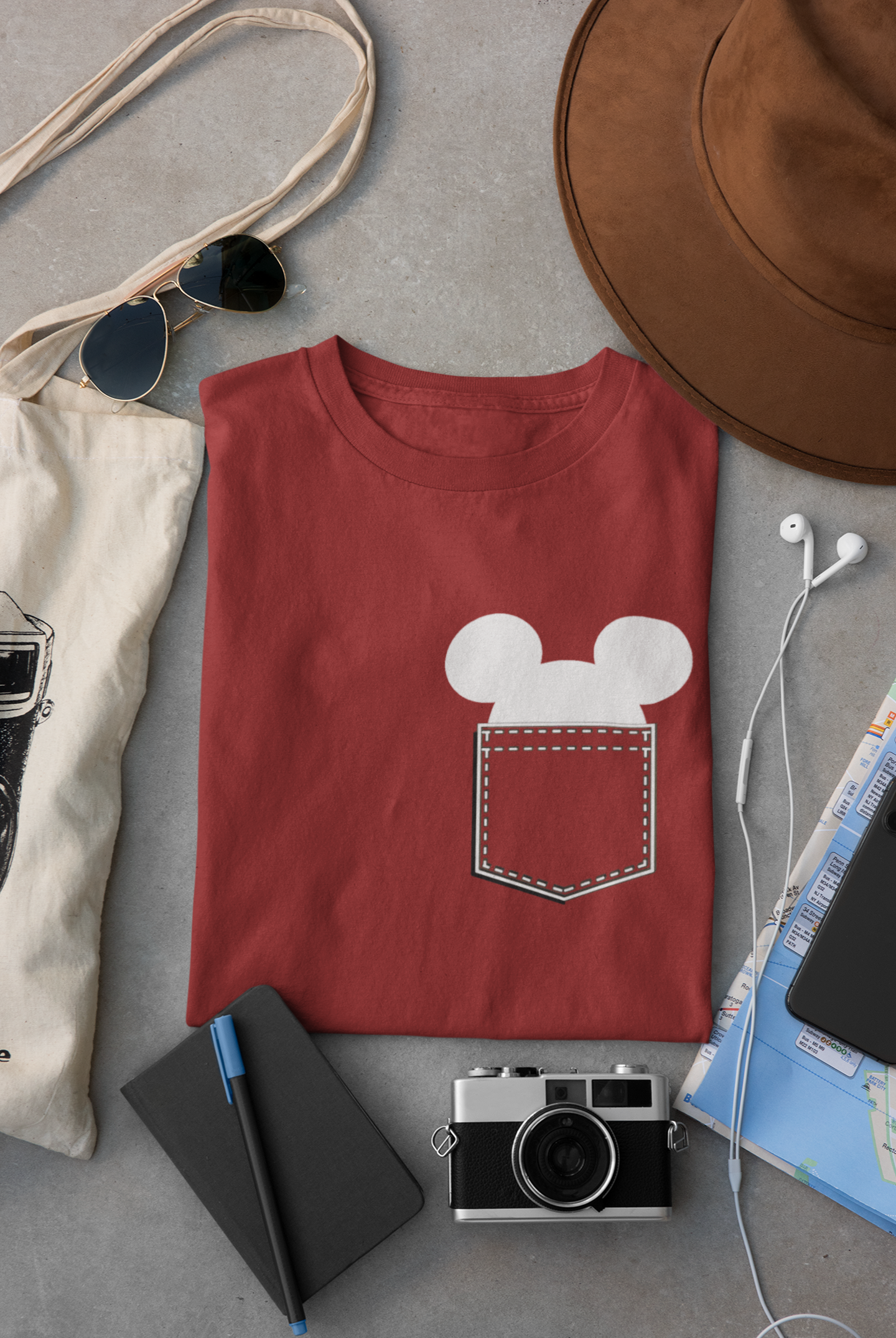 Mickey Mens Half Sleeves T-shirt- FunkyTeesClub