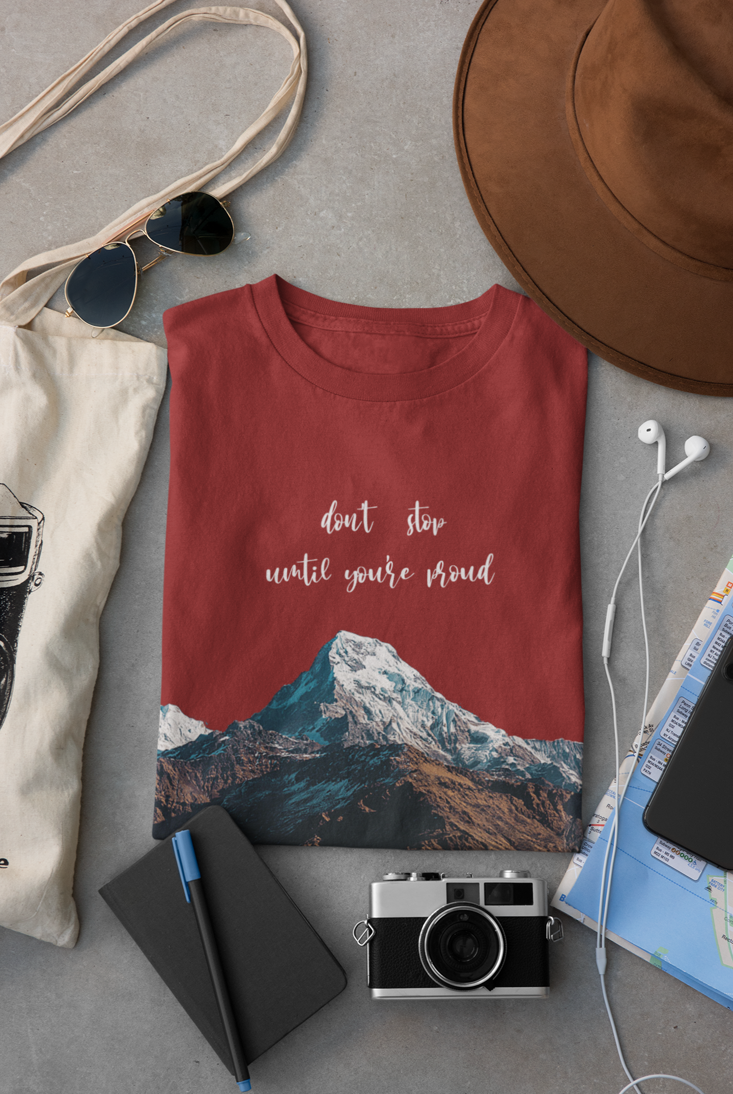 Dont Stop Until Youre Proud Women Half Sleeves T-shirt- FunkyTeesClub