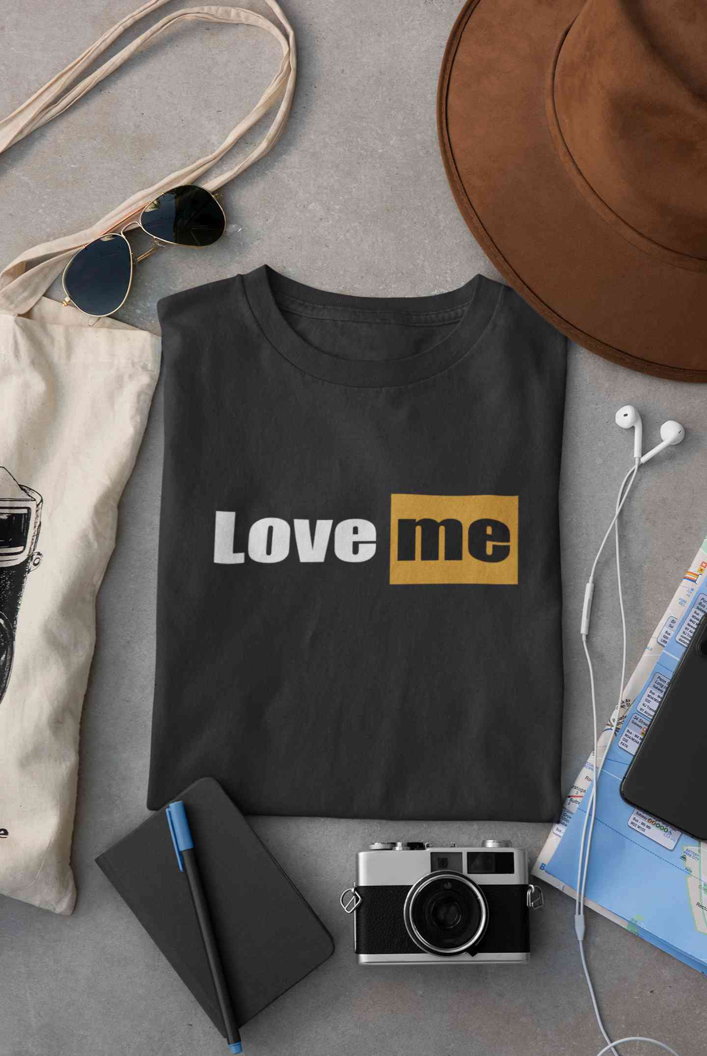 Love Me Minimals Women Half Sleeves T-shirt- FunkyTeesClub