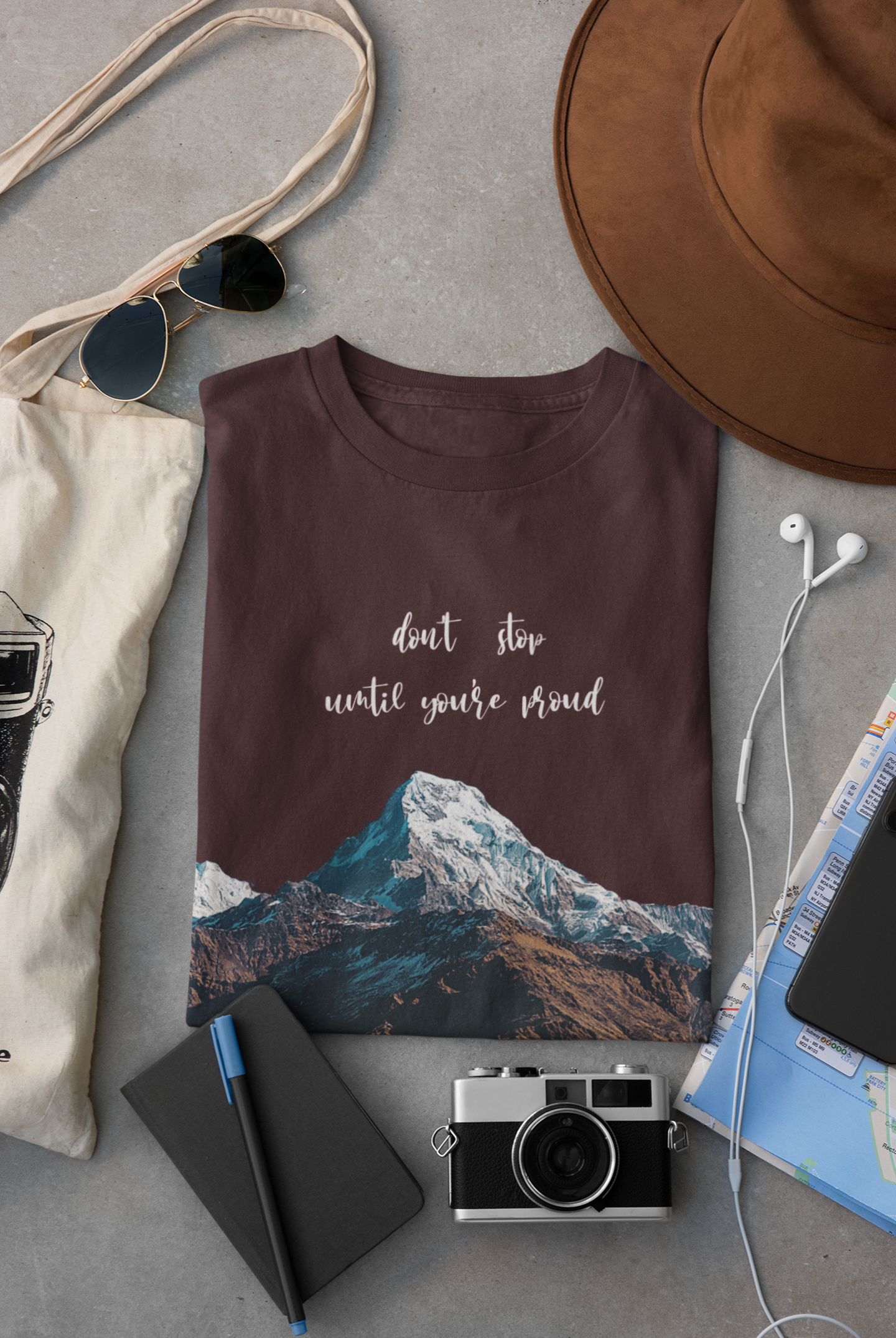 Dont Stop Until Youre Proud Women Half Sleeves T-shirt- FunkyTeesClub