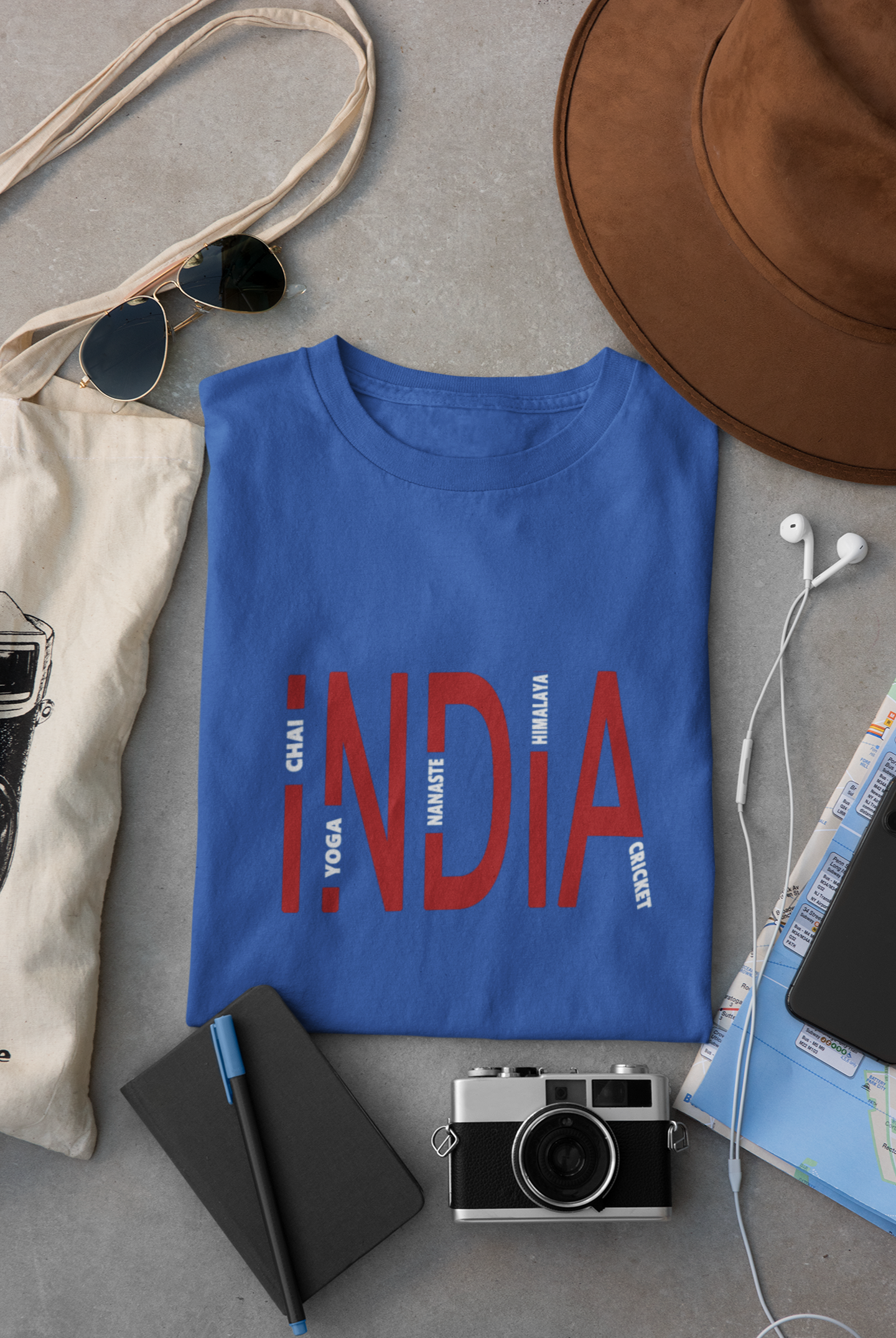 India Mens Half Sleeves T-shirt- FunkyTeesClub