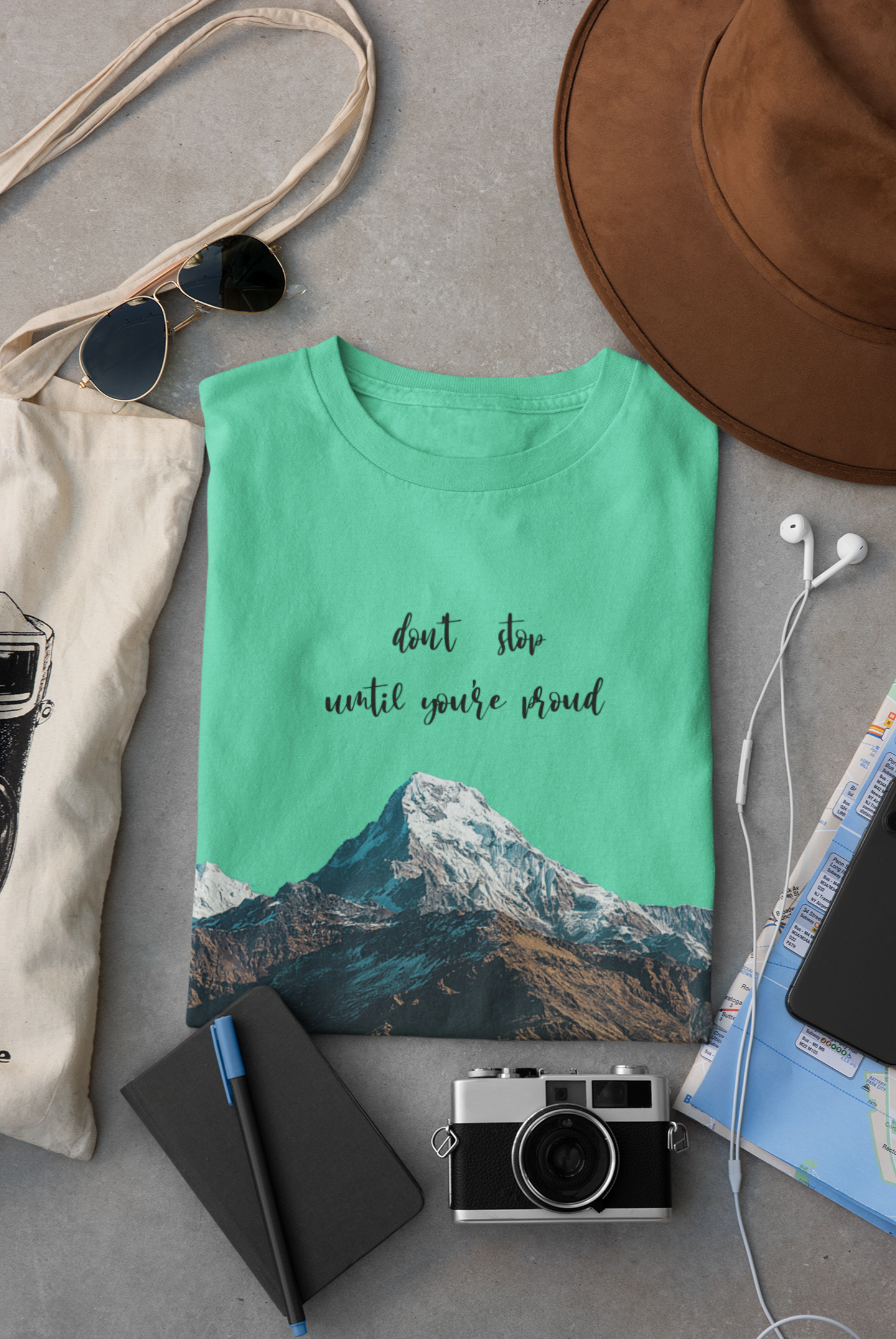 Dont Stop Until Youre Proud Women Half Sleeves T-shirt- FunkyTeesClub