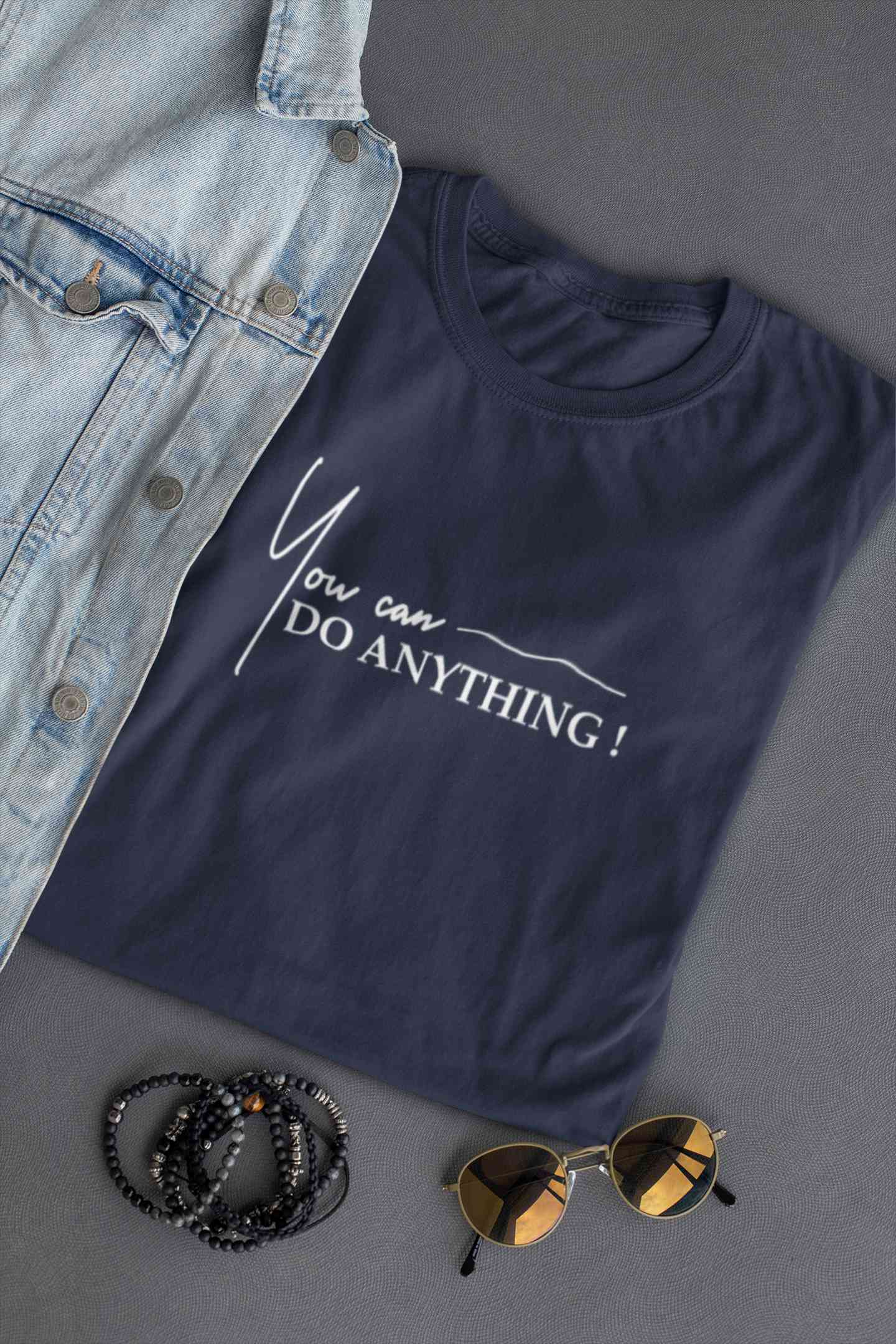 You Can Do Anything Mens Half Sleeves T-shirt- FunkyTeesClub