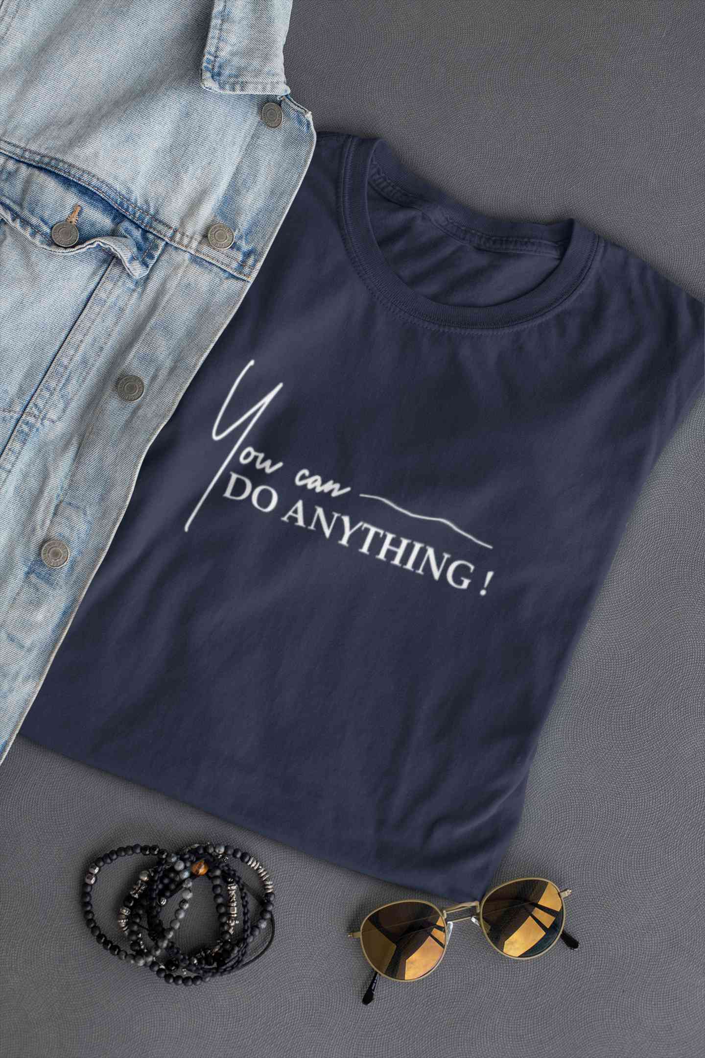 You Can Do Anything Women Half Sleeves T-shirt- FunkyTeesClub