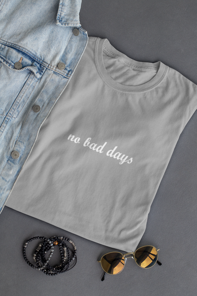 No Bad Days Minimal Mens Half Sleeves T-shirt- FunkyTeesClub