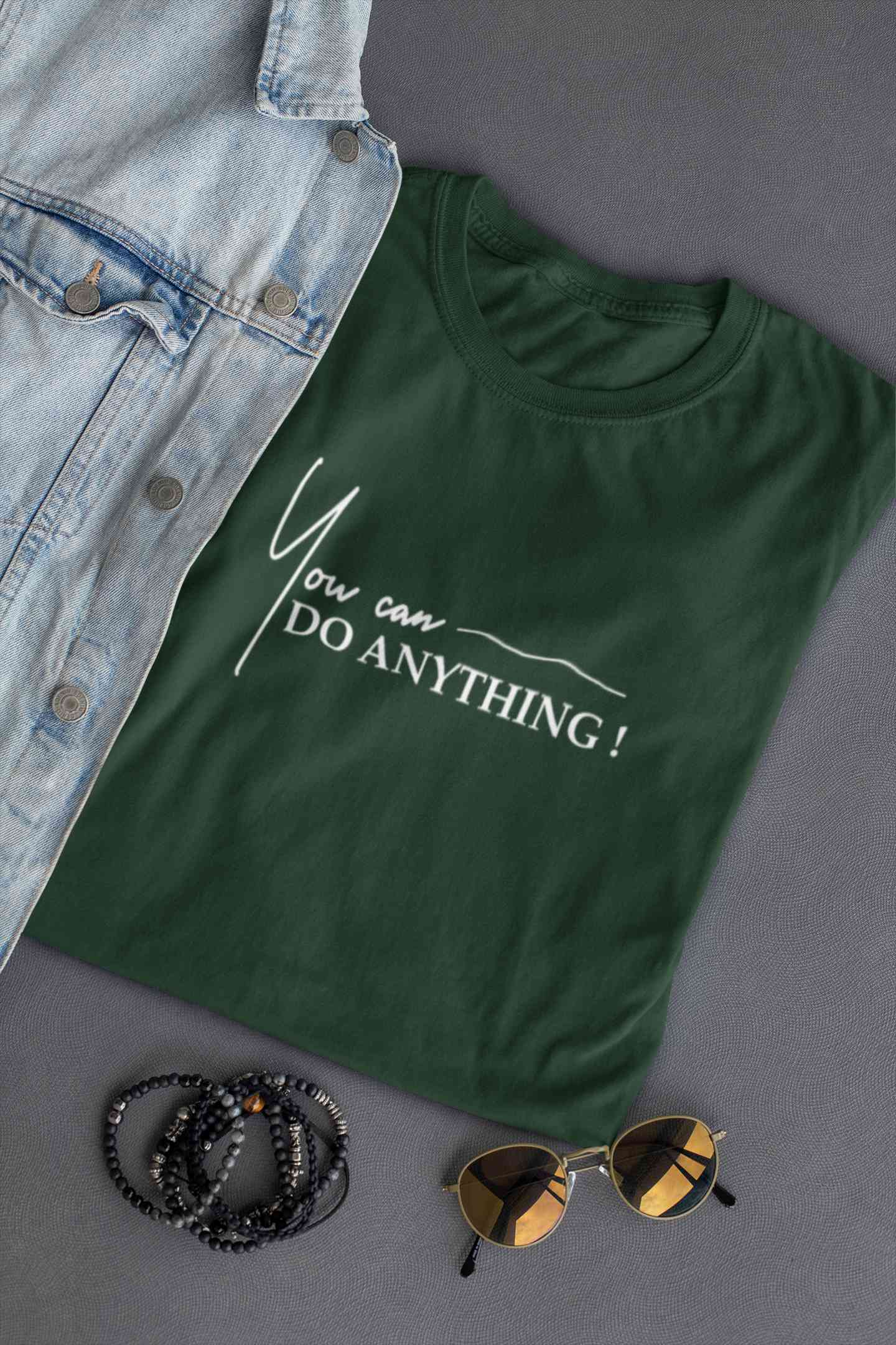 You Can Do Anything Mens Half Sleeves T-shirt- FunkyTeesClub