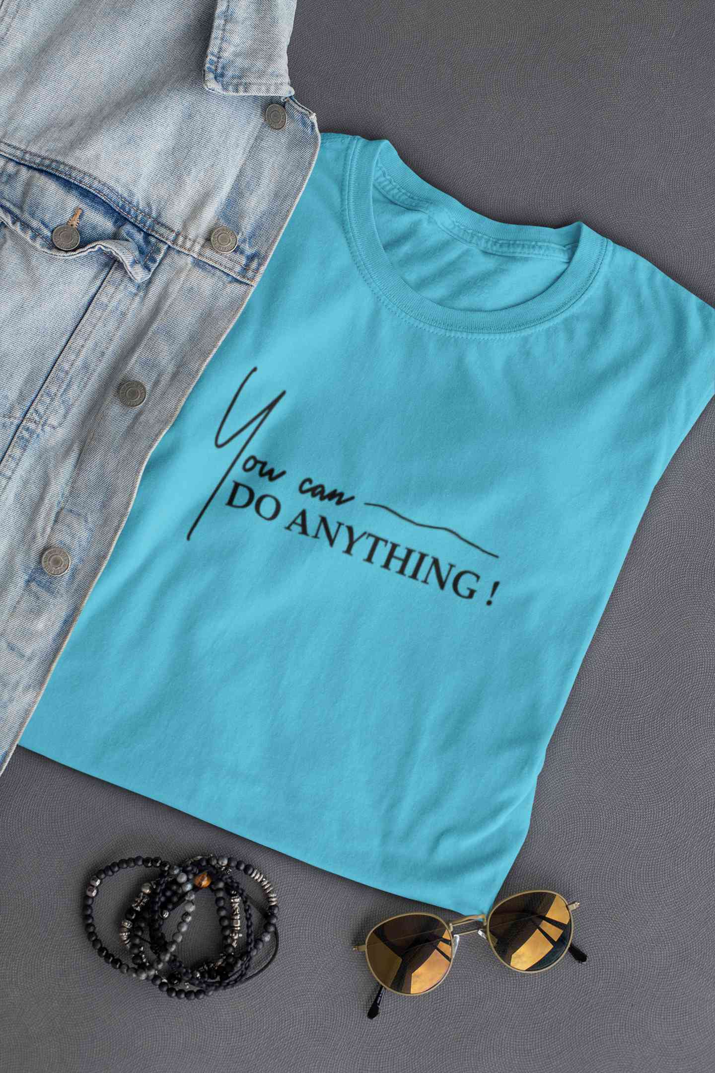 You Can Do Anything Women Half Sleeves T-shirt- FunkyTeesClub