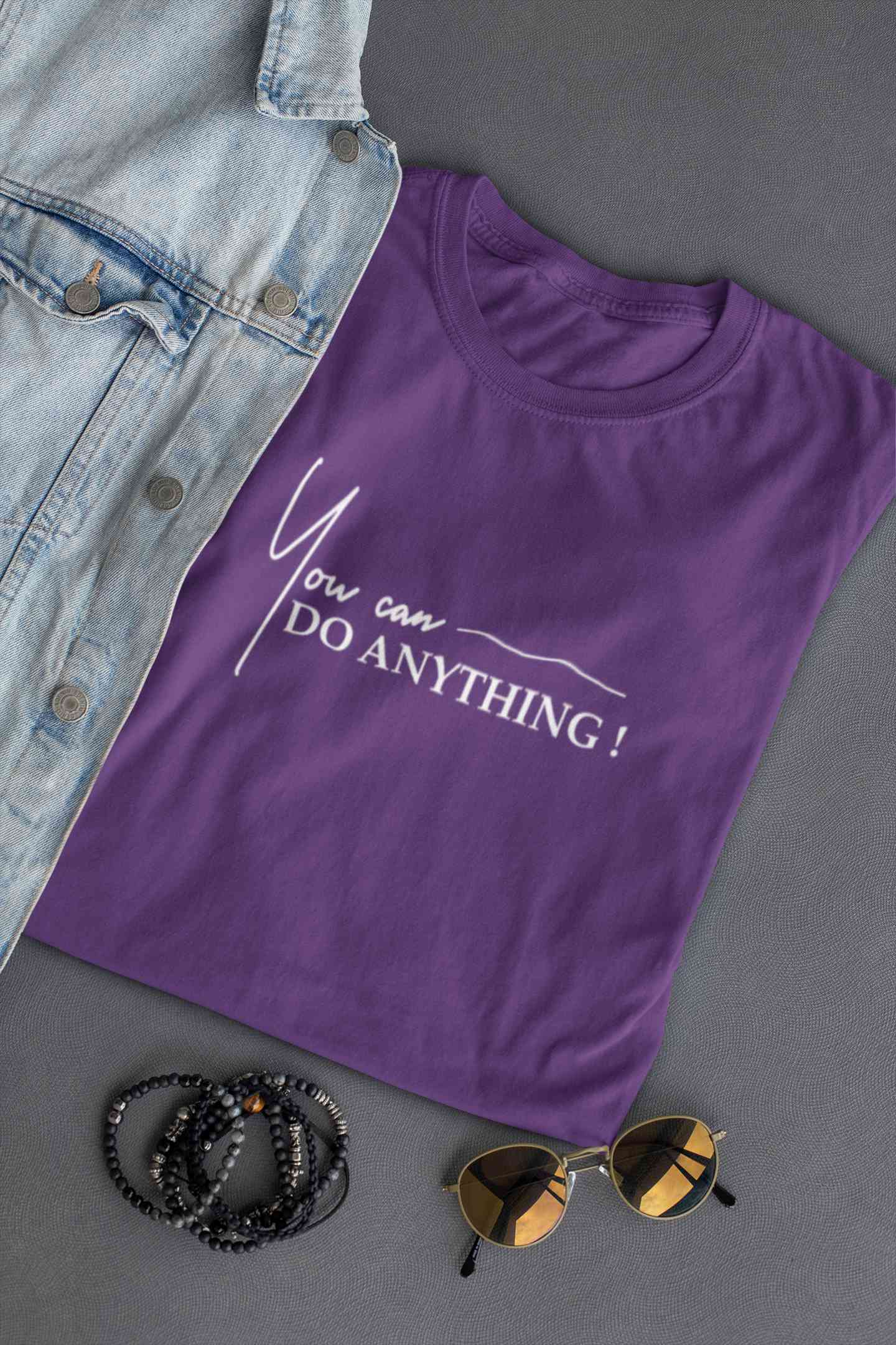 You Can Do Anything Women Half Sleeves T-shirt- FunkyTeesClub