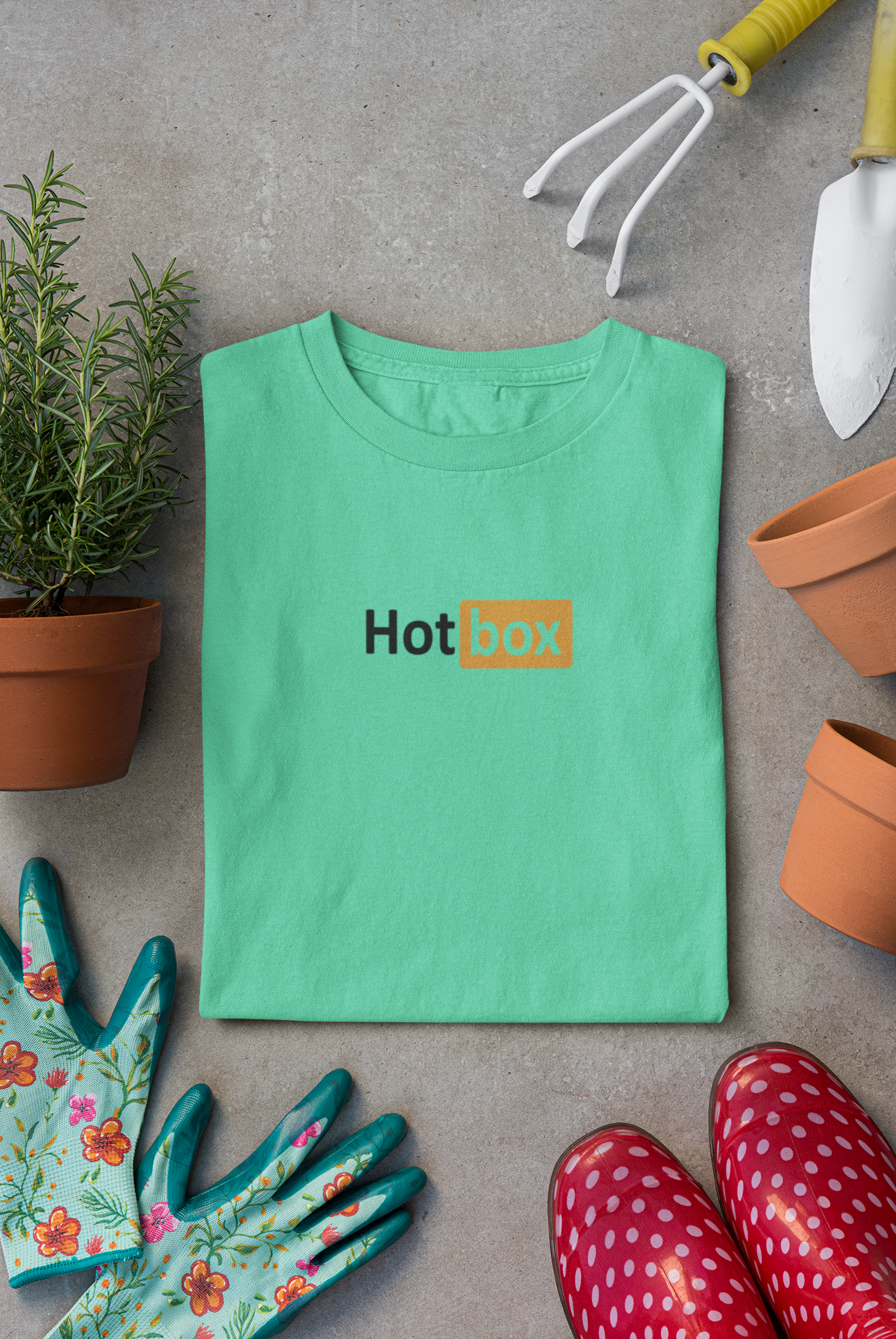 Hot Box Mens Half Sleeves T-shirt- FunkyTeesClub