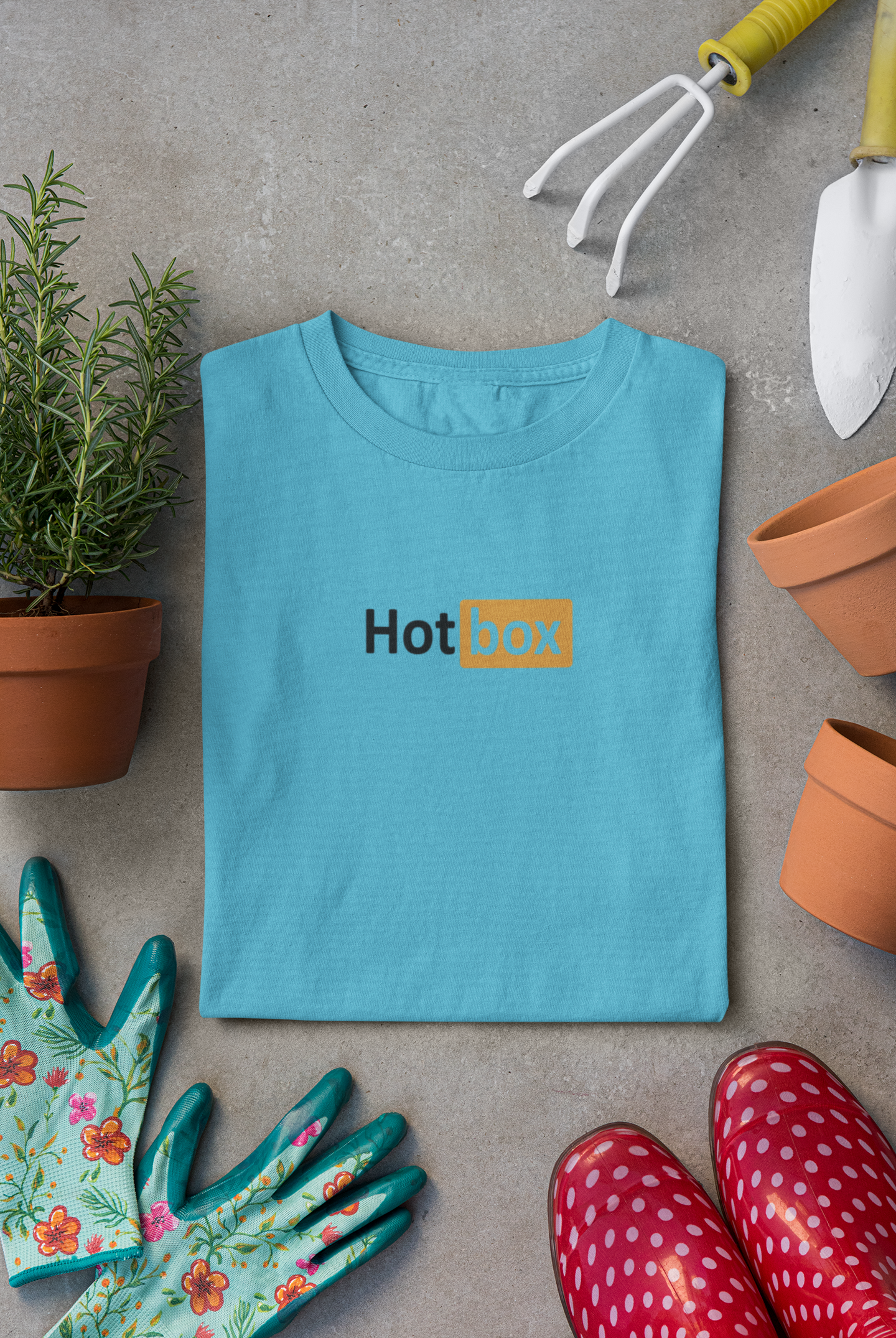 Hot Box Mens Half Sleeves T-shirt- FunkyTeesClub