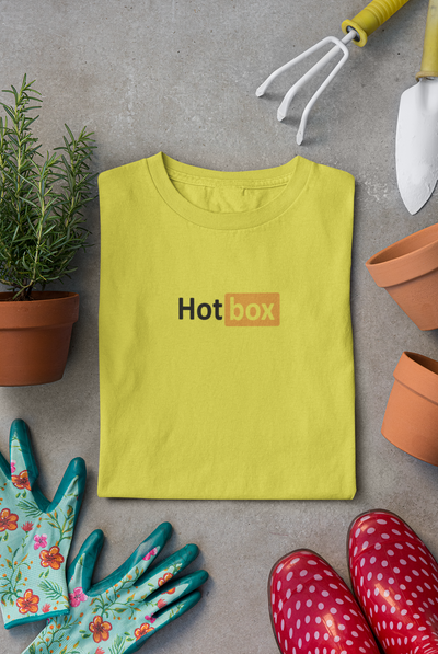 Hot Box Mens Half Sleeves T-shirt- FunkyTeesClub