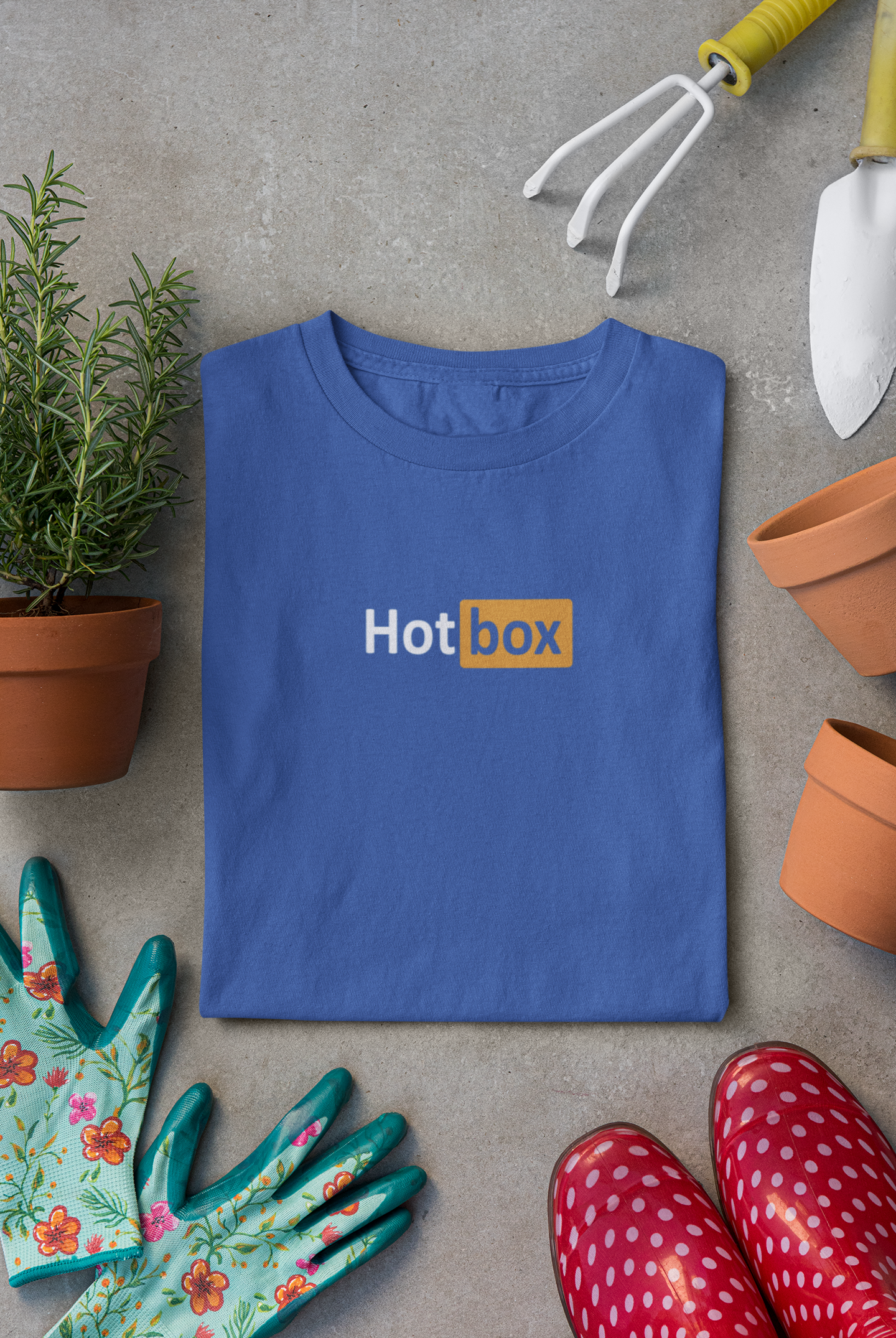 Hot Box Mens Half Sleeves T-shirt- FunkyTeesClub