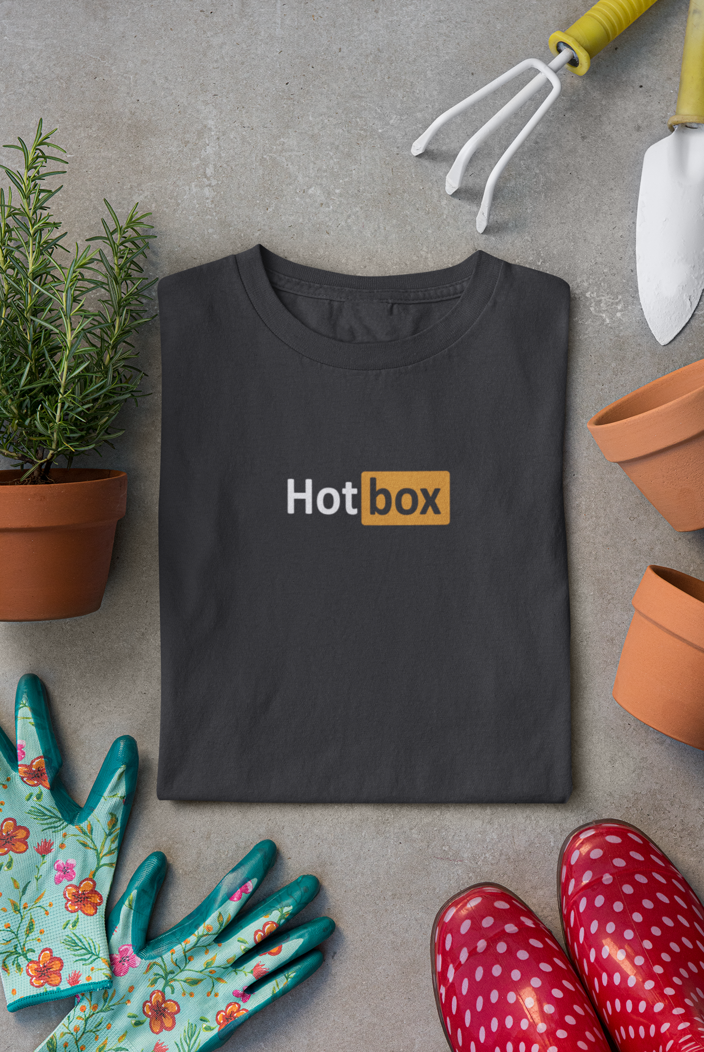 Hot Box Mens Half Sleeves T-shirt- FunkyTeesClub