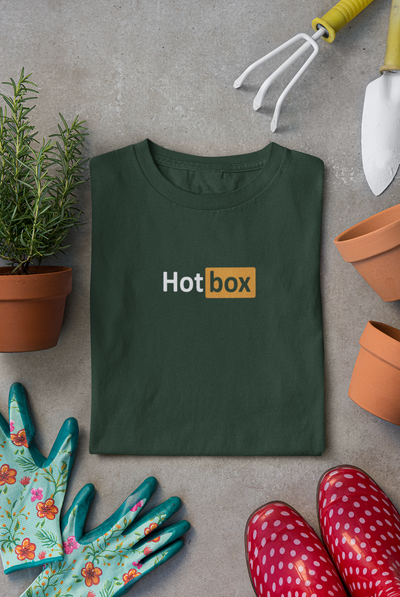 Hot Box Mens Half Sleeves T-shirt- FunkyTeesClub