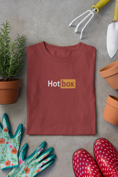 Hot Box Mens Half Sleeves T-shirt- FunkyTeesClub