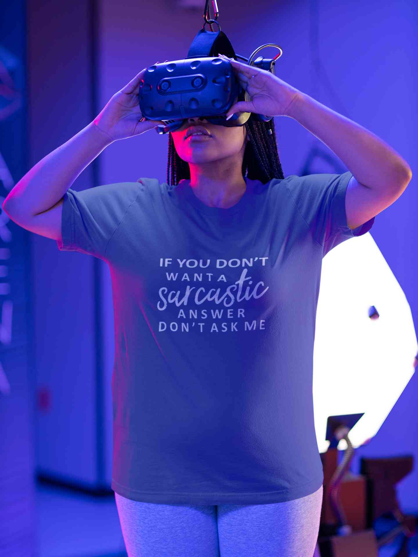 If You Do Not Sarcastic Answer Typography Women Half Sleeves T-shirt- FunkyTeesClub