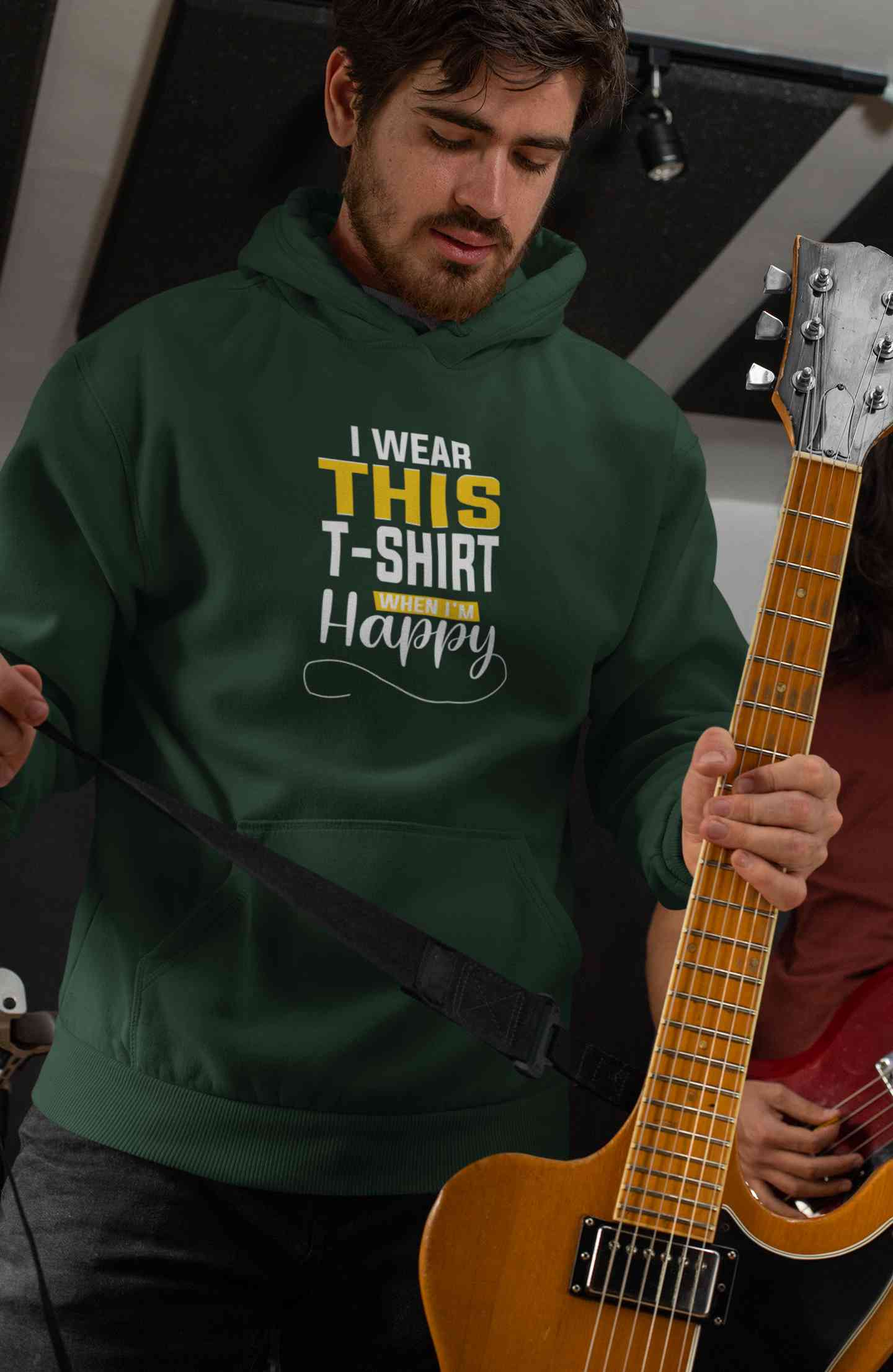 Happy Men Hoodies-FunkyTeesClub