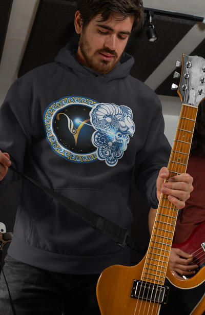 Aries Zodiac Sign Men Hoodies-FunkyTeesClub