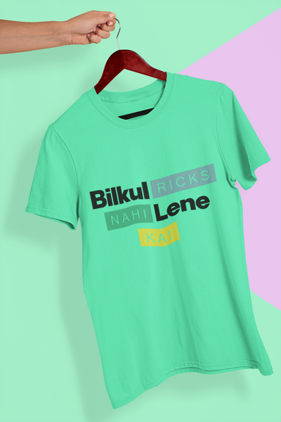 Ricks Lena Ka Nahi Women Half Sleeves T-shirt- FunkyTeesClub