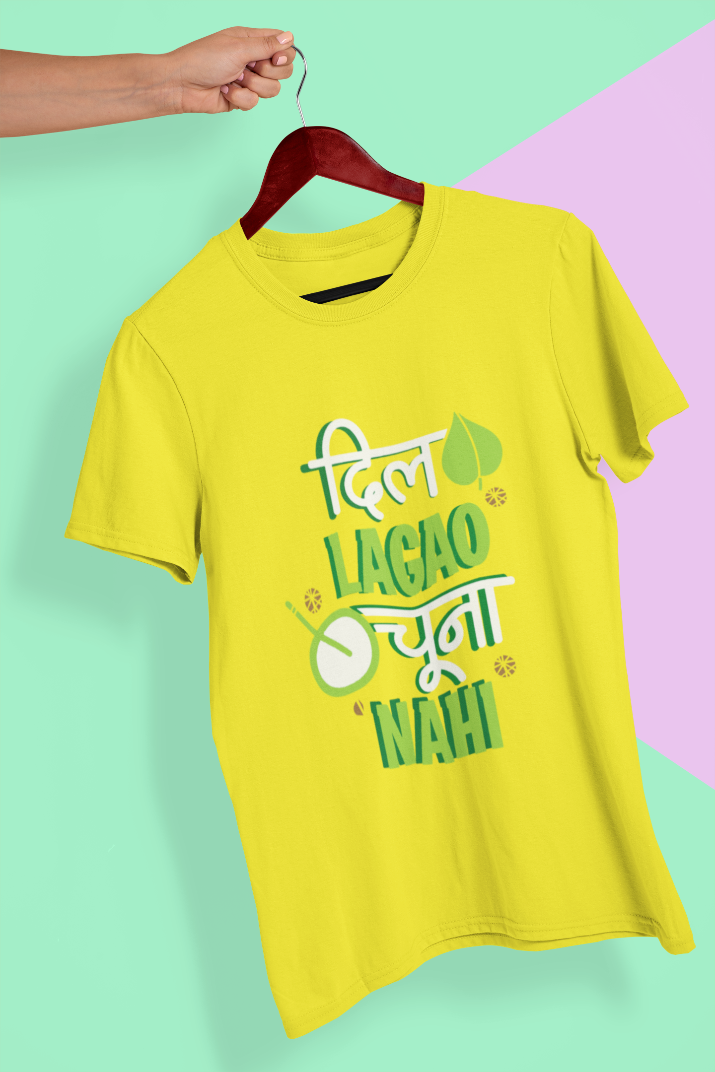 Dil Lagou Chuna Nahi Mens Half Sleeves T-shirt- FunkyTeesClub