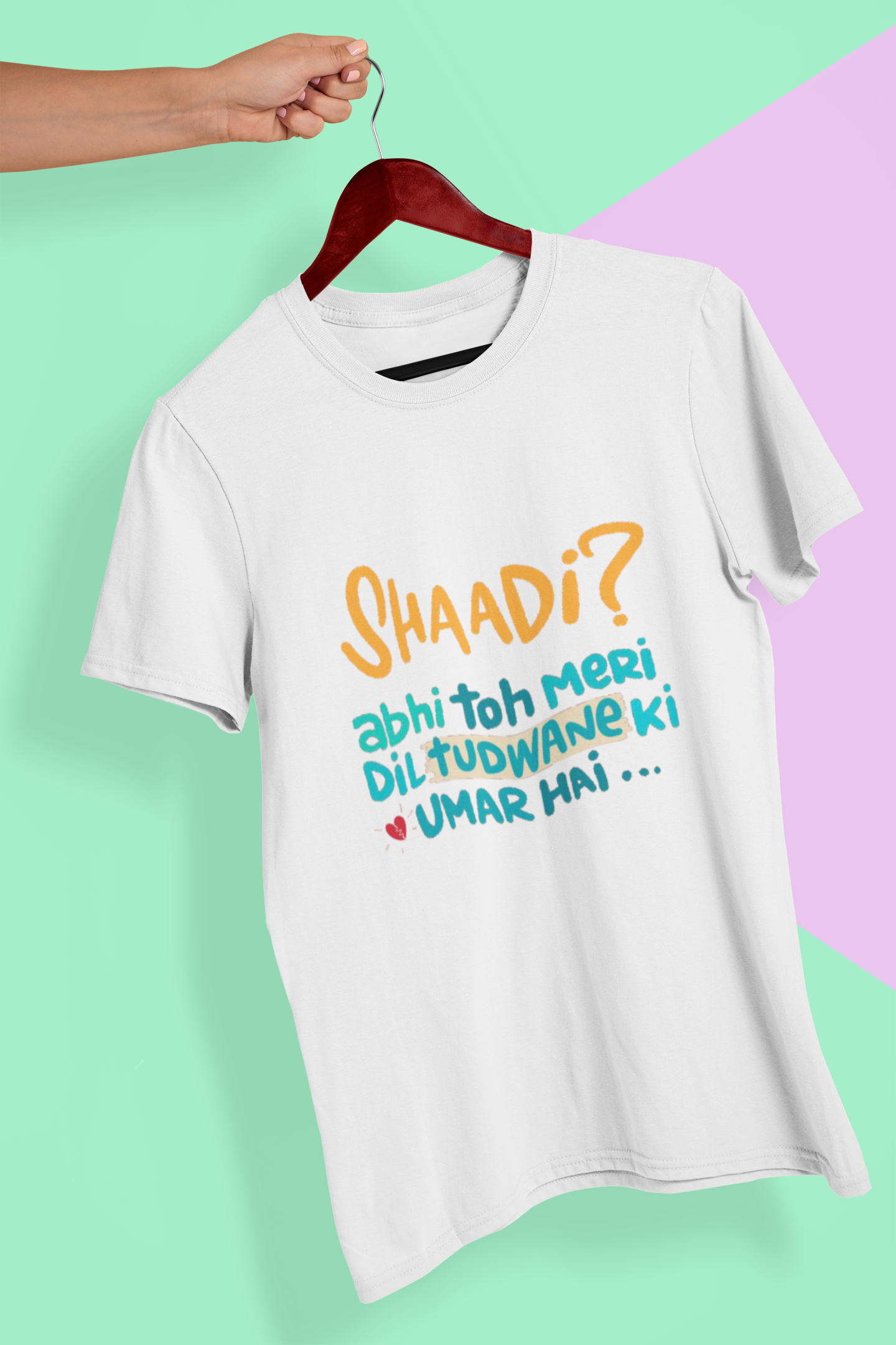Shaadi Mens Half Sleeves T-shirt- FunkyTeesClub